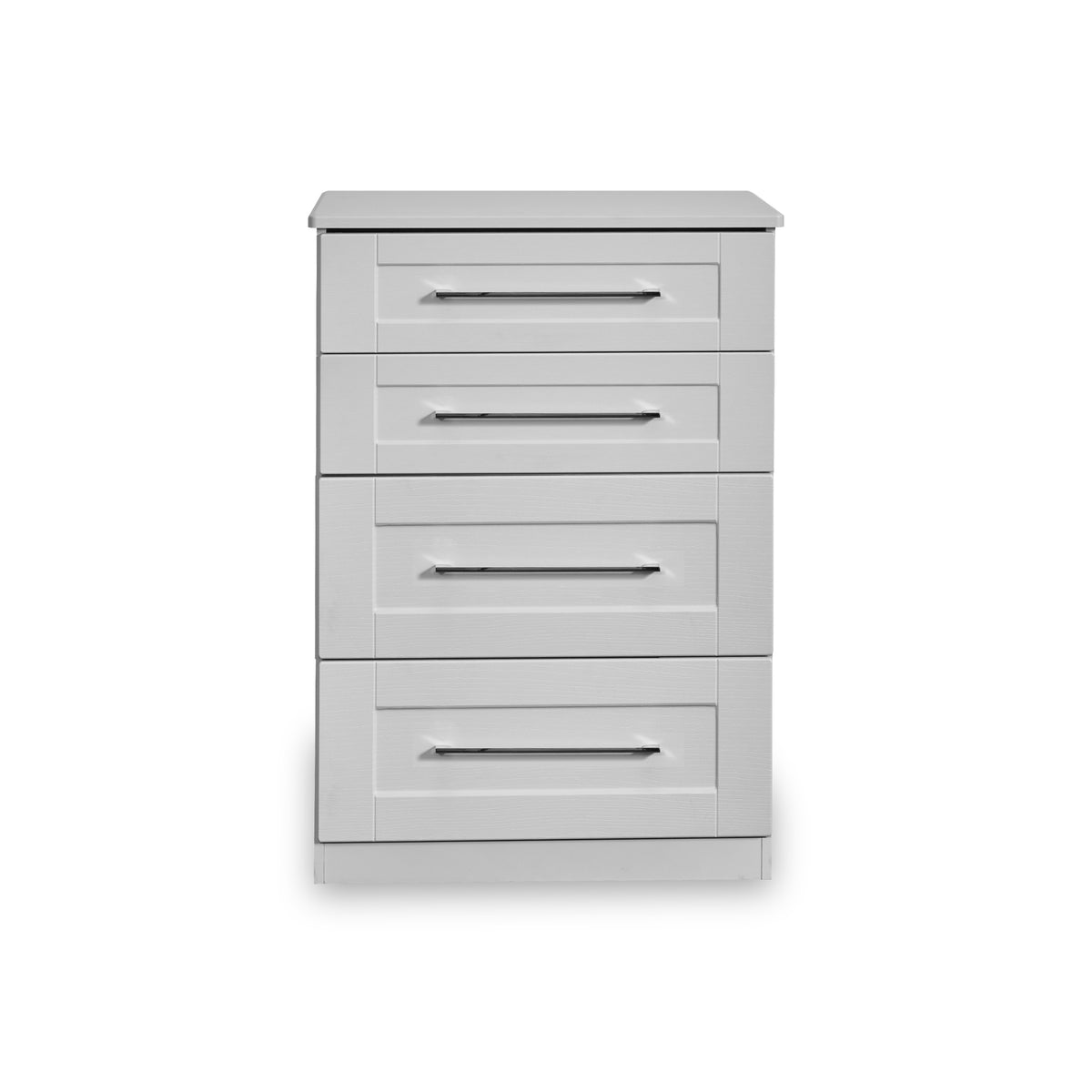 Bellamy Grey 4 Drawer Deep Storage Chest for Bedroom from Roseland