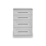 Bellamy Grey 4 Drawer Deep Storage Chest for Bedroom from Roseland