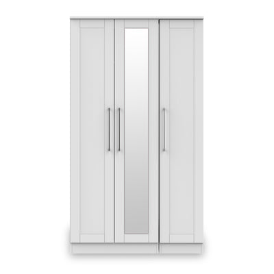 Bellamy Tall 3 Door Mirror Wardrobe