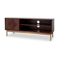 Beau Grooved Mango Wood TV Stand