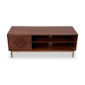 Beau Grooved Mango Wood TV Unit