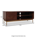 Beau Grooved Mango Wood Entertainment Center