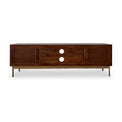 Beau Grooved Mango Wood Large TV Unit