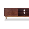 Beau Grooved Mango Wood Extra Large Entertainment Unit