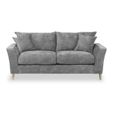 Rock 3 Seater Sofa Grey Roseland Furniture