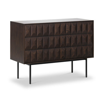 Roka Oak Geometric Large Sideboard