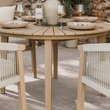 FSC 1 Roma 120cm Round Table 4 Roma Dining Chairs Granite Insert from Roseland Furniture