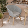 FSC 1 Roma 80cm Bistro Table w 2 Sol Dining Chairs from Roseland Furniture