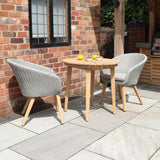 FSC 1 Roma 80cm Bistro Table w 2 Sol Dining Chairs Close1 from Roseland Furniture