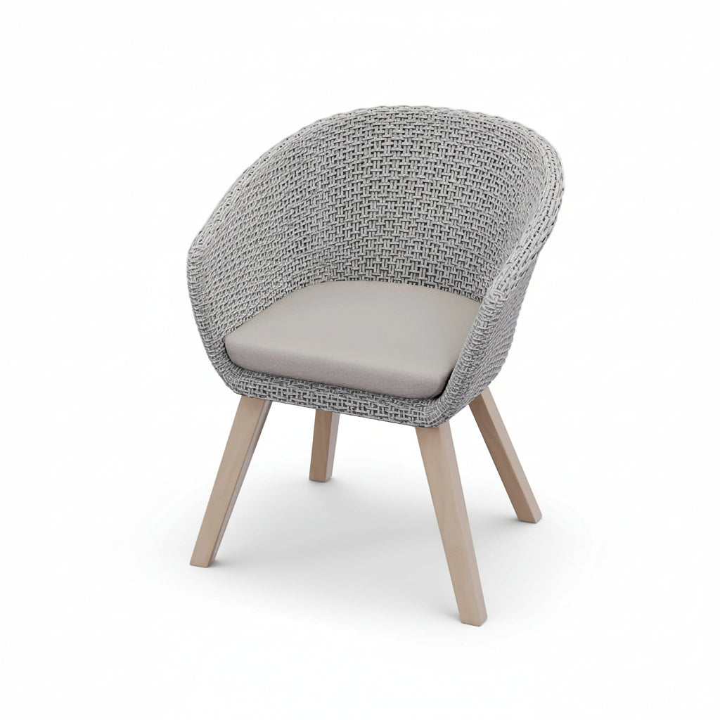 Roma FSC Sunray 80cm Bistro Set with 2 Sol Dining Chairs