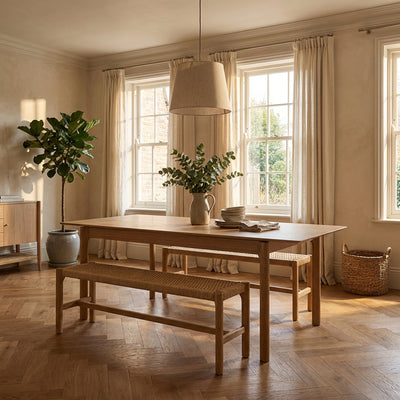 Harborough Oak 140 - 190cm Extendable Dining Table