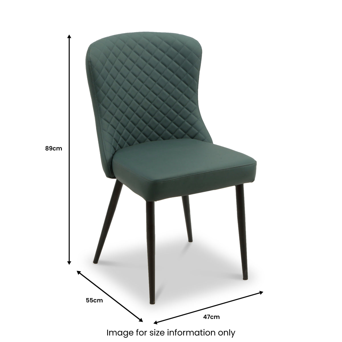 Rakel-Faux-Leather-Dining-Chair dimensions