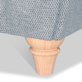 Rusford Ocean Snuggler Armchair close up of turned foot