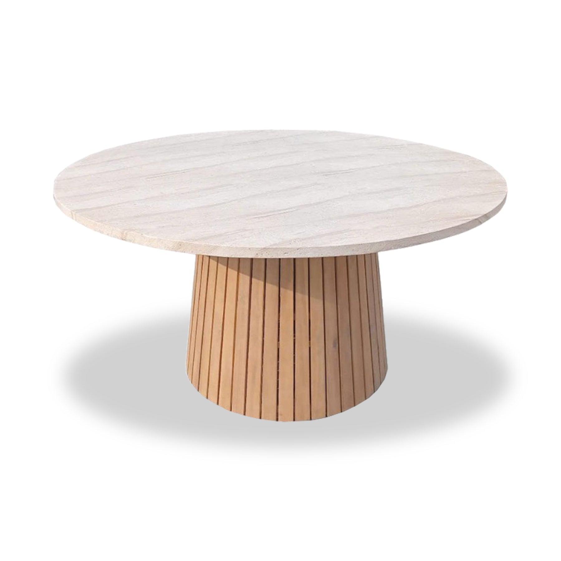 FSC 1 Saturn 150cm Round Table w 6 Eden Dawn Dining Chairs from Roseland Furniture