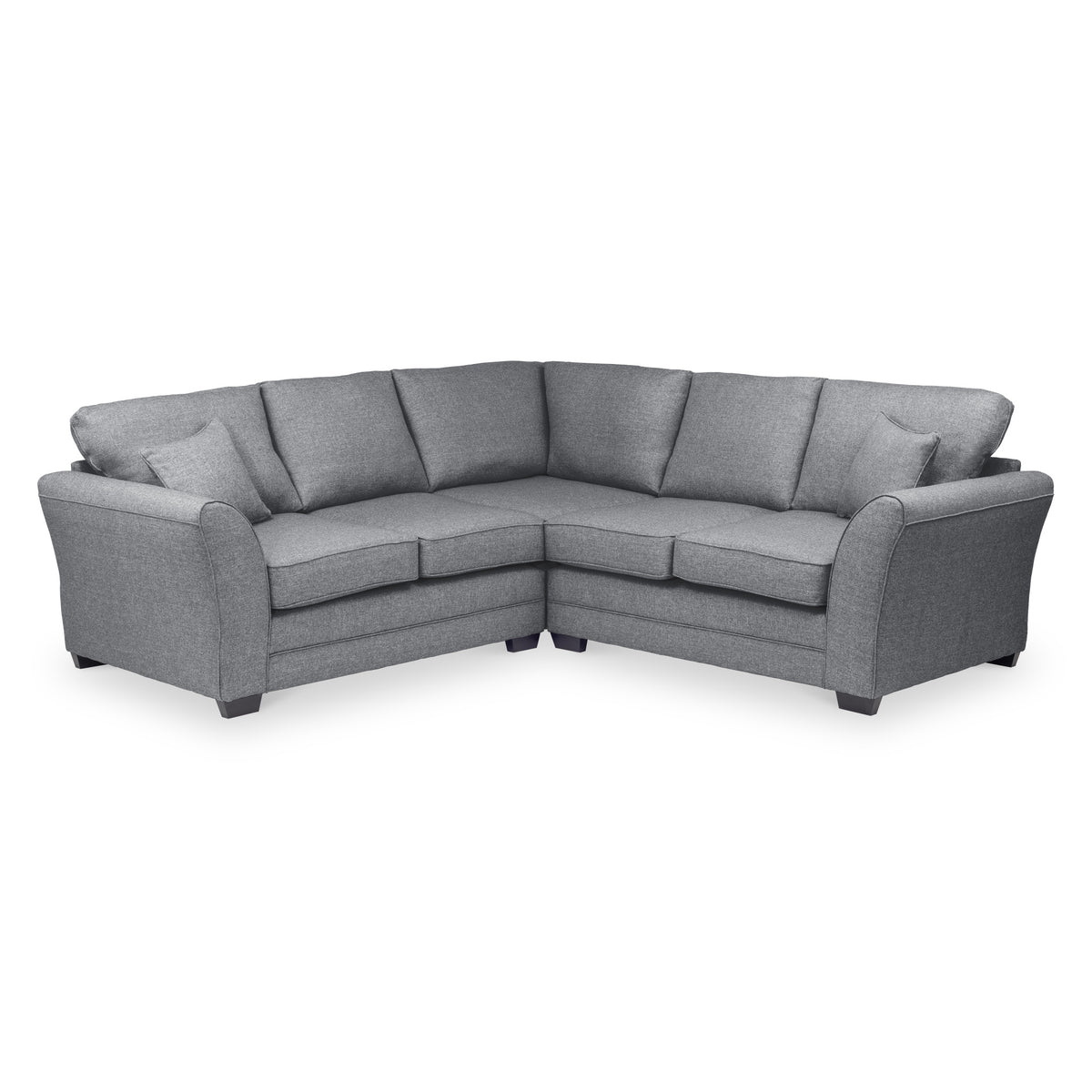 St Ives Large Corner Sofa in Charcoal by Roseland Furniture