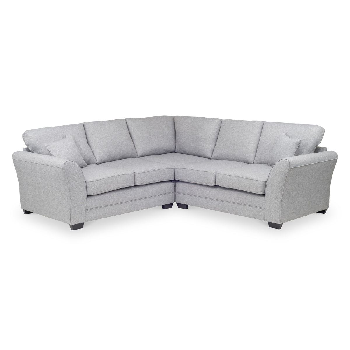 St Ives Large Corner Sofa in Silver by Roseland Furniture