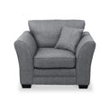 St Ives Armchair in Charcoal by Roseland Furniture