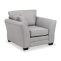 St Ives Armchair in Silver by Roseland Furniture