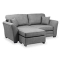 St Ives Chaise Sofa in Charcoal by Roseland Furniture