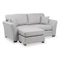 St Ives Chaise Sofa in Silver by Roseland Furniture