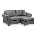 St Ives Chaise Sofa in Charcoal by Roseland Furniture