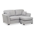 St Ives Chaise Sofa in Silver by Roseland Furniture