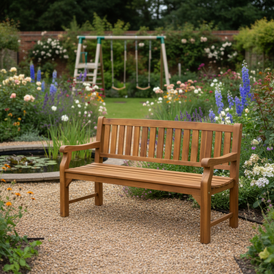 Sofia 180cm 3 Seater Acacia Garden Bench
