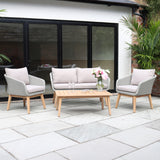 FSC 1 Sol 4 Seater Lounge Set with Coffee Table Close1 from Roseland Furniture