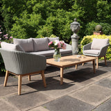 FSC 1 Sol 5 Seater Lounge Set with Coffee Table Close1 from Roseland Furniture