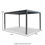 Sparta 4x3m Pergola from Roseland Furniture