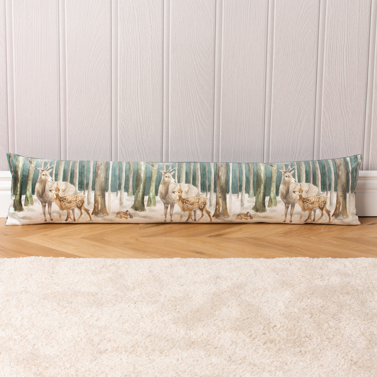 Stag Teal Draught Excluder by Roseland Furniture