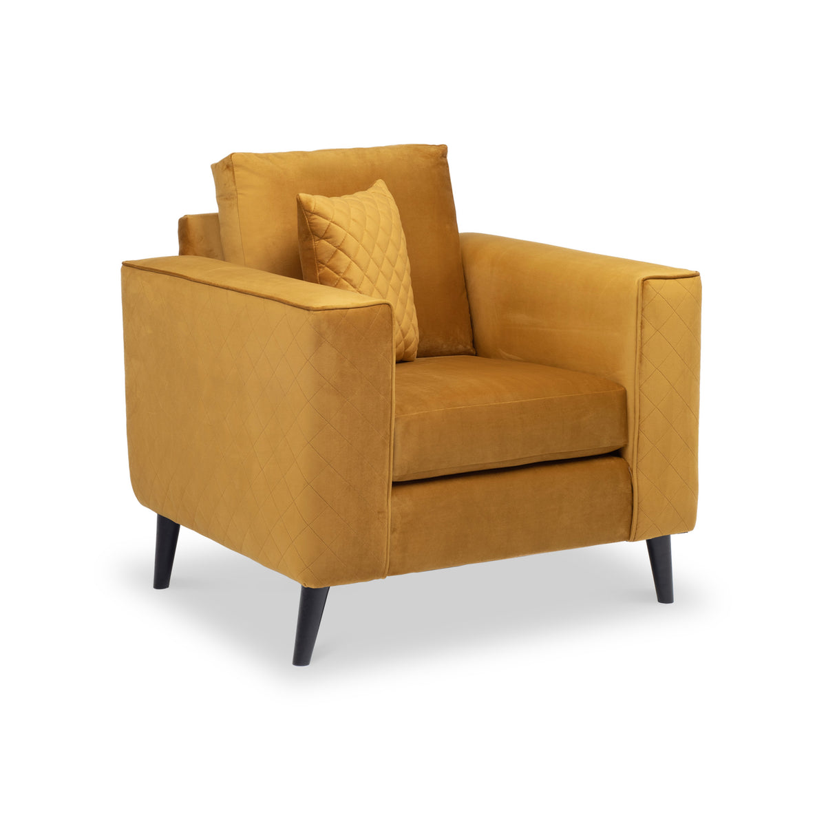 Swift Armchair Gold Roseland Furniture