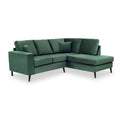 Swift RH Chaise Bottle Green Roseland Furniture