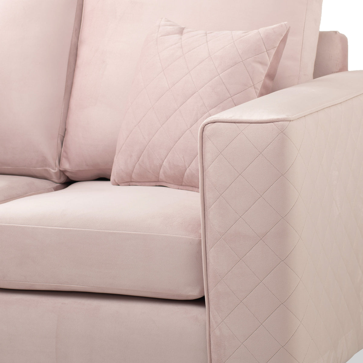 Swift 3 Seater Sofa Blush Roseland Furniture