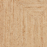 Natural Chesney Jute Scalloped Edge Natural Rug from Roseland Furniture