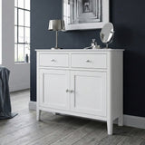 Chester White Small Sideboard by Roseland Furniture