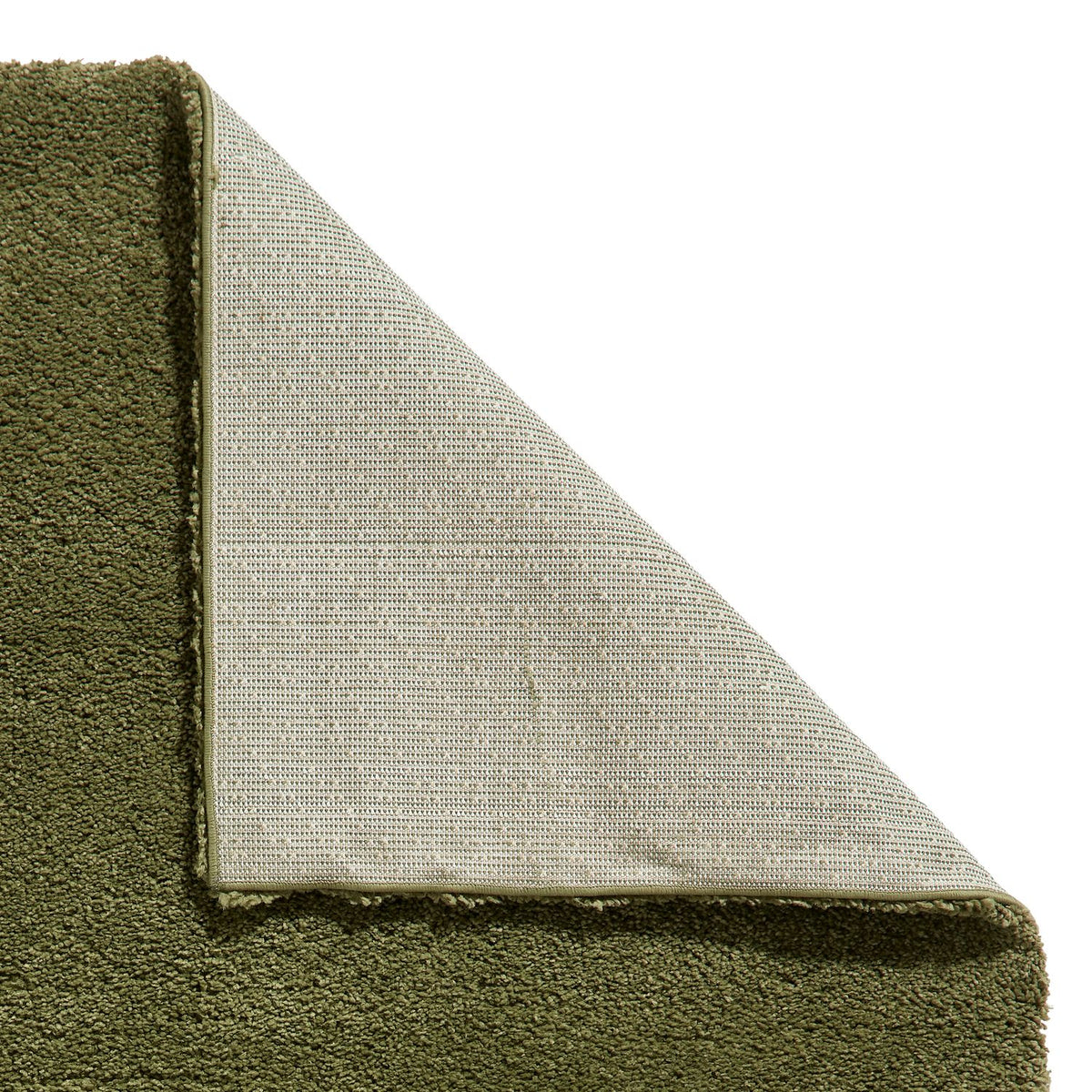 Roswell Olive Stain Resistant Shaggy Rug for living room
