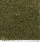 Roswell Olive Stain Resistant Shaggy Rug for living room