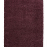 Roswell Purple Stain Resistant Shaggy Rug for living room