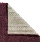 Roswell Purple Stain Resistant Shaggy Rug for living room