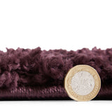 Roswell Purple Stain Resistant Shaggy Rug for living room