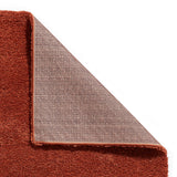 Roswell Terracotta Stain Resistant Shaggy Rug for living room