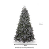 Snowy Cincinnati 7.5ft Christmas Tree from Roseland