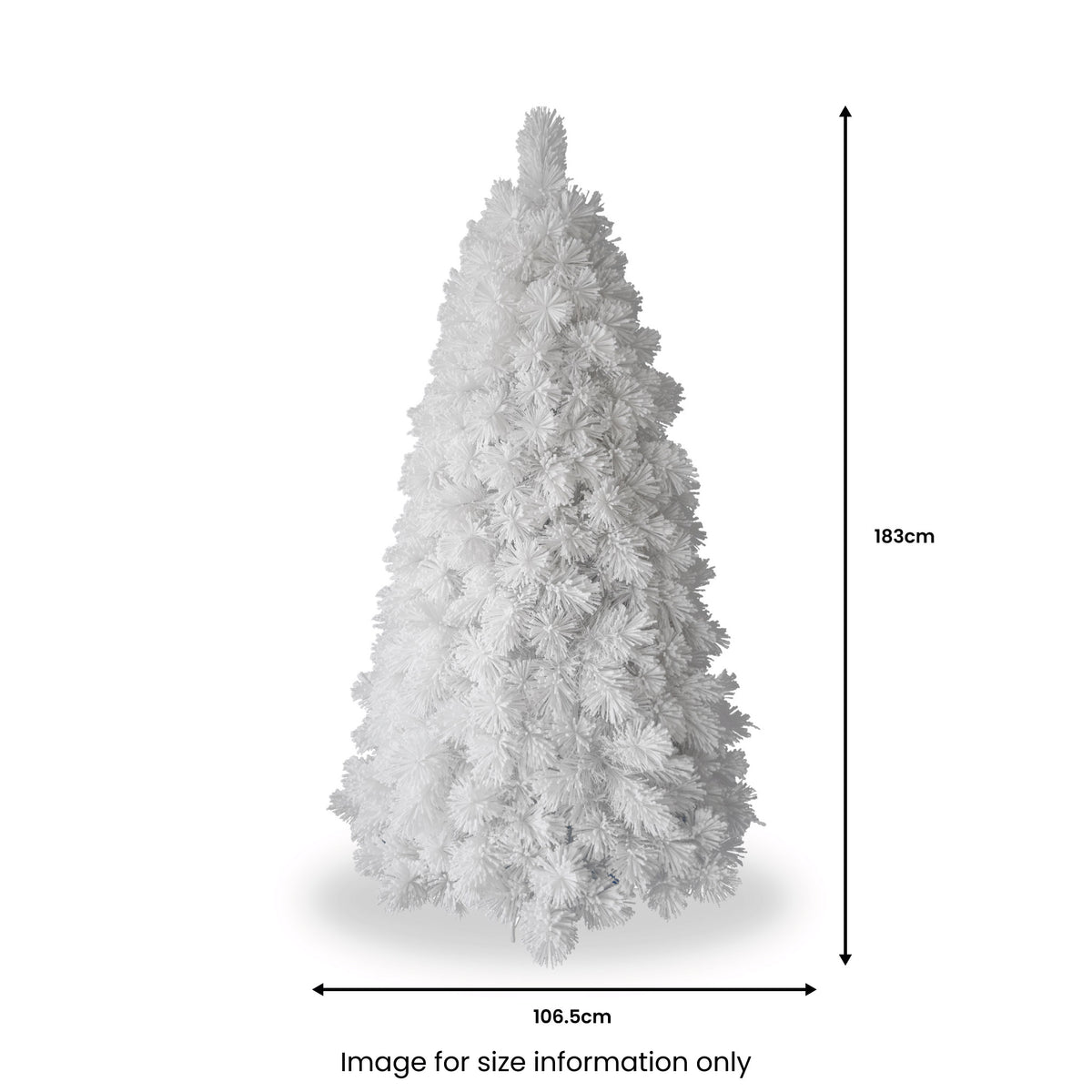 Snowy White Elmwood Flocked Christmas Tree from Roseland