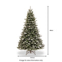 Snowy Sheffield Spruce 6.5ft Christmas Tree from Roseland