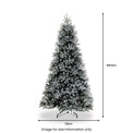 Snowy St Petersburg Fir 7.5ft Christmas Tree from Roseland