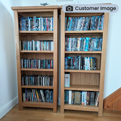 Surrey Oak Slim Bookcase
