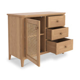 Albany Oak Rattan Small Sideboard from Roseland Furniture