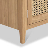 Albany Oak Rattan Small Sideboard from Roseland Furniture