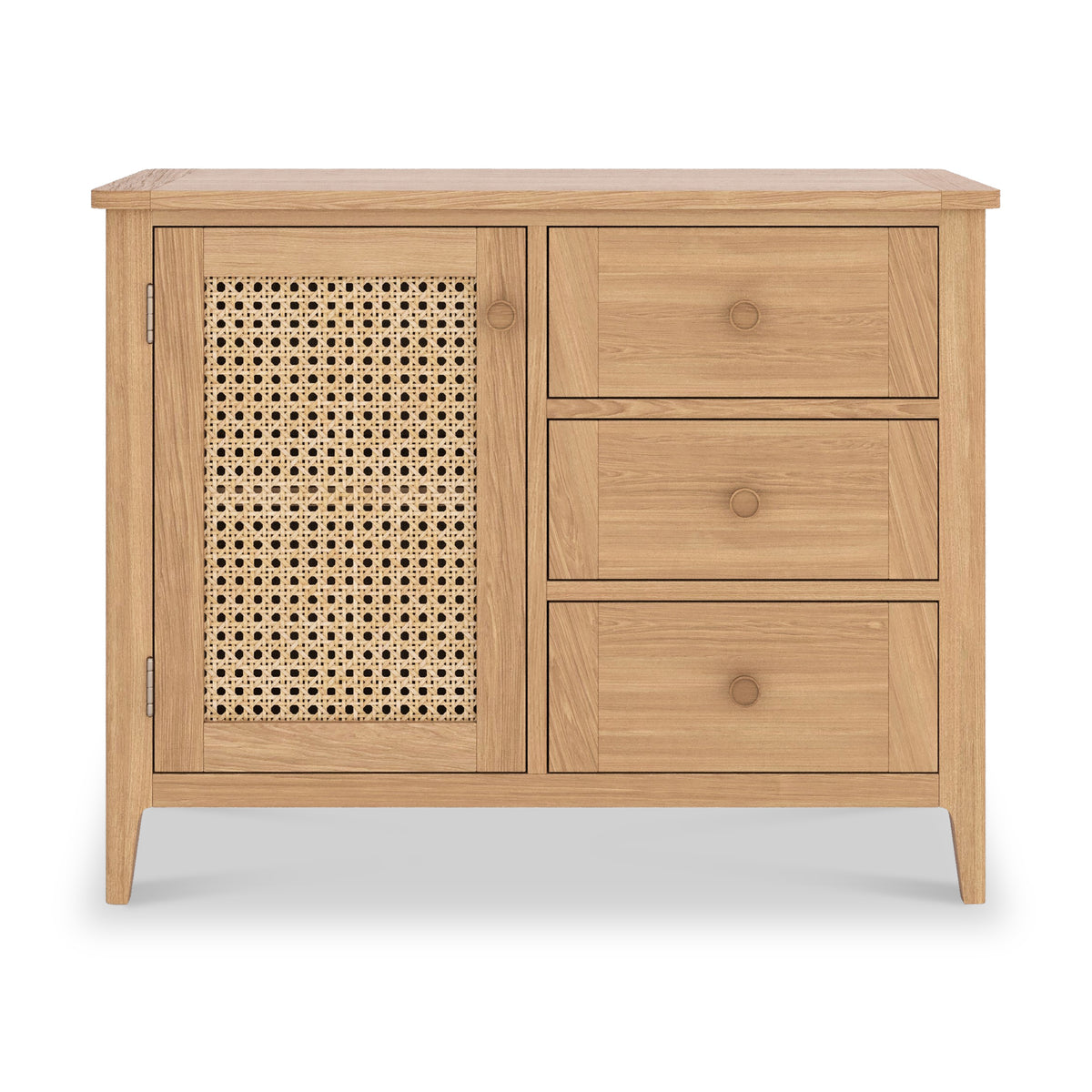 Albany Oak Rattan Small Sideboard from Roseland Furniture